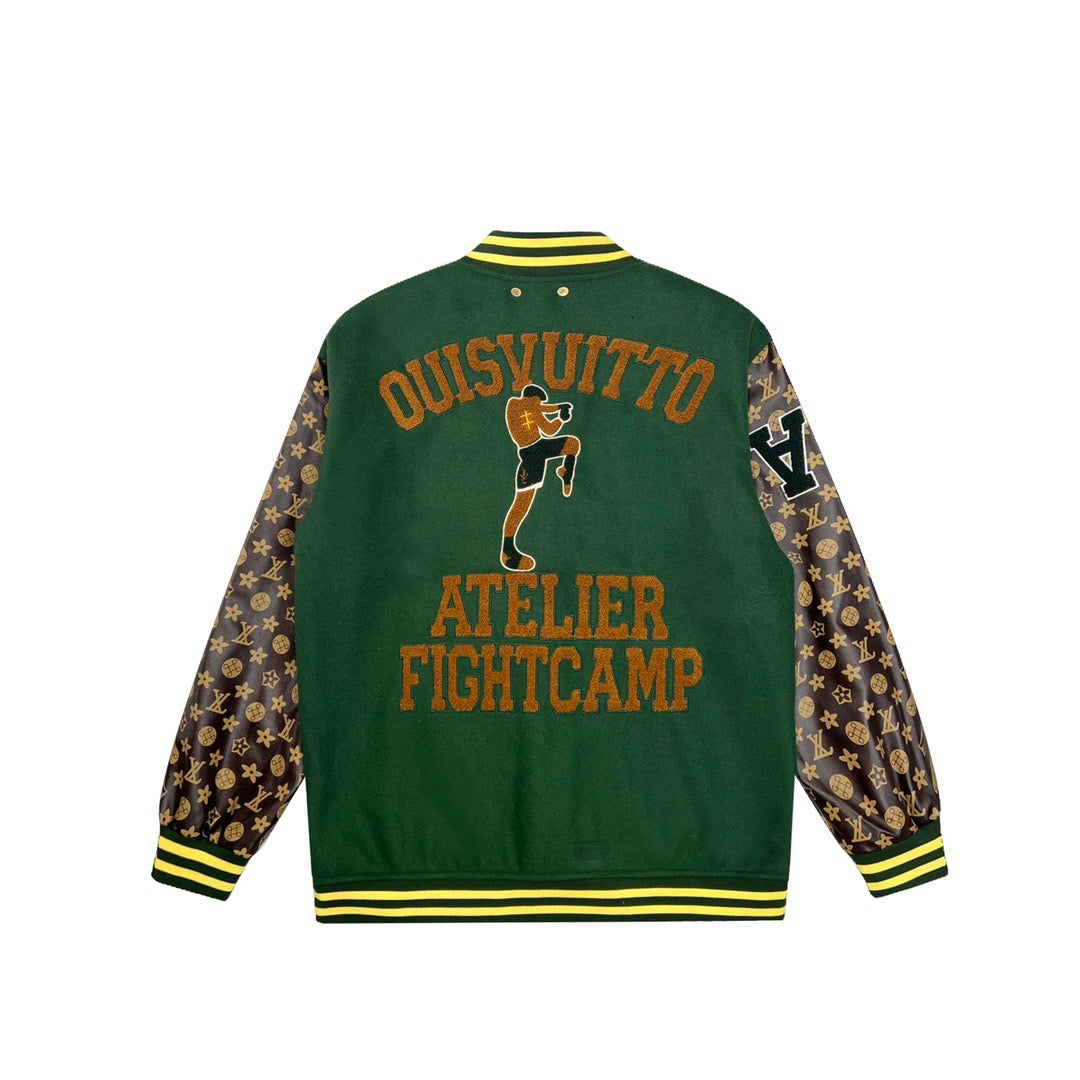 Quilted Delivery Jacket Blue