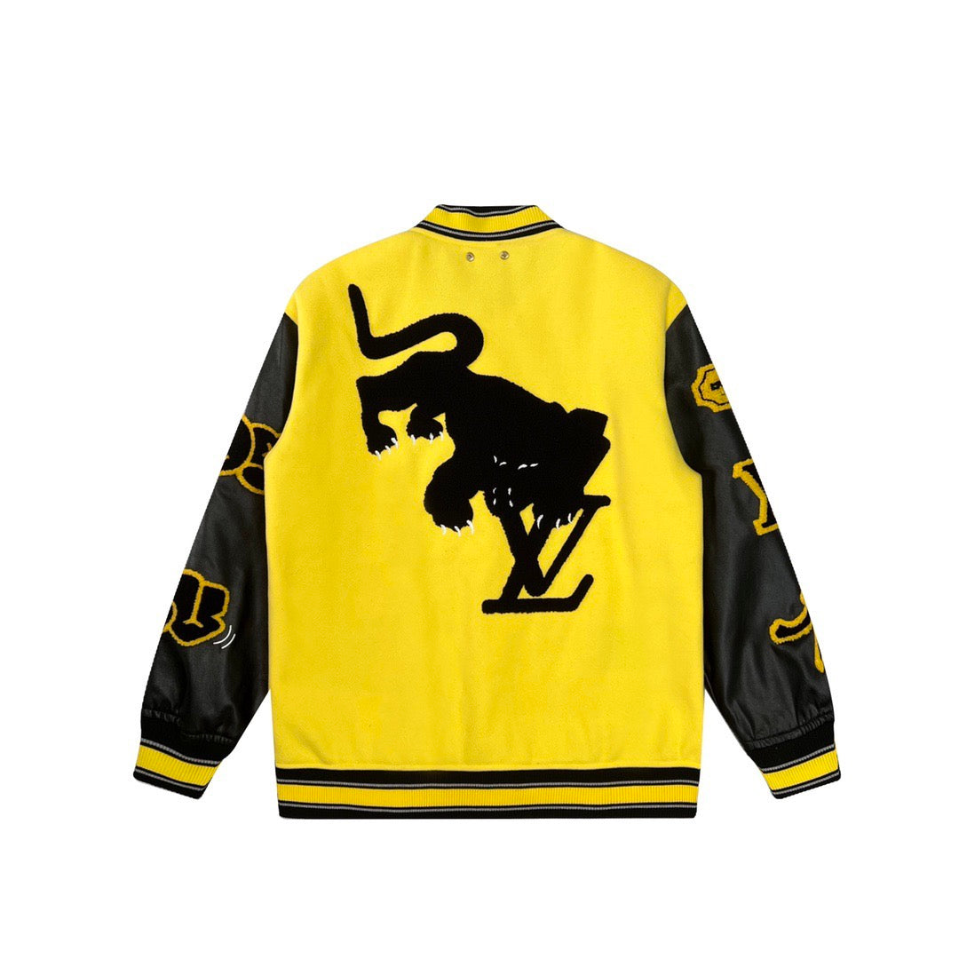 Quilted Delivery Jacket Blue